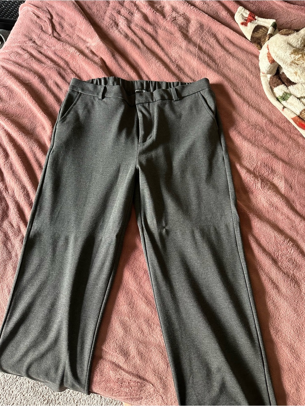 Women’s  Gray Dress Pants - Classic Straight Fit